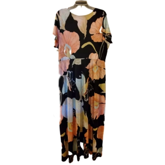 Gilli Multicolored floral Maxi Dress Plus Size 1x - Picture 2 of 7